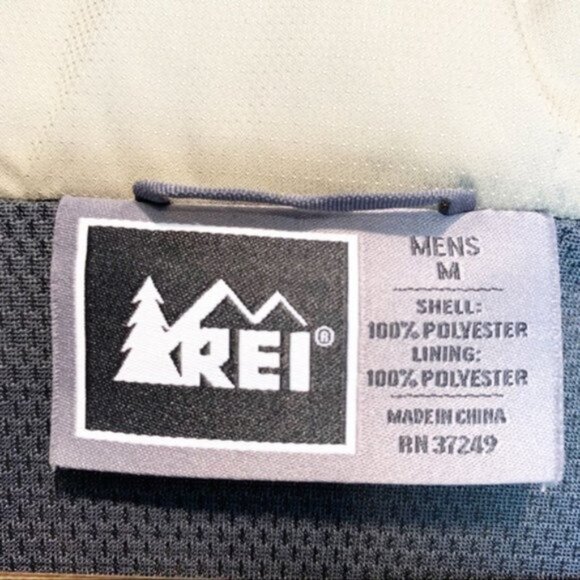 REI Co-op Beige Lightweight Full Zip Jacket With Hood - Size M - Picture 7 of 12